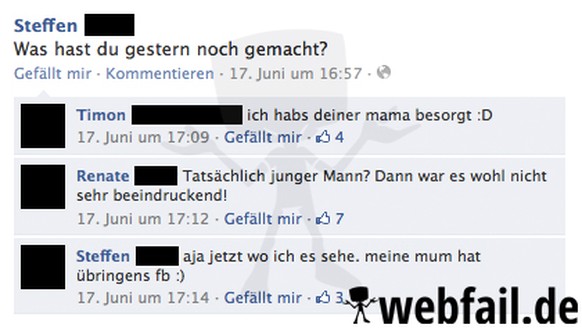 facebook fail webfail klassiker