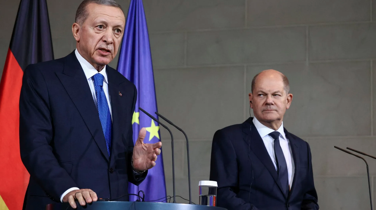 Erdogan et Olaf Scholz
