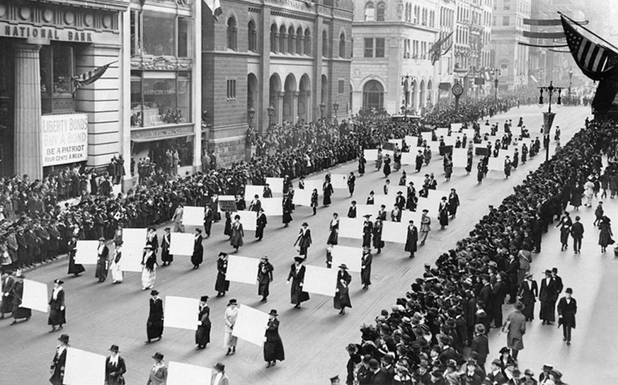 Frauendemo New York 1915