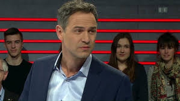 Daniele Ganser in der legendären «Arena»-Sendung.