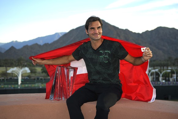 Roger Federer gewann Indian Wells 2017.