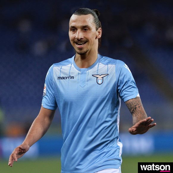 Ibrahimovic im Dress von Lazio Rom.