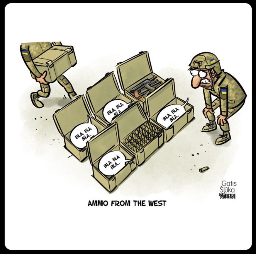 Karikatur zum Ukraine-Krieg