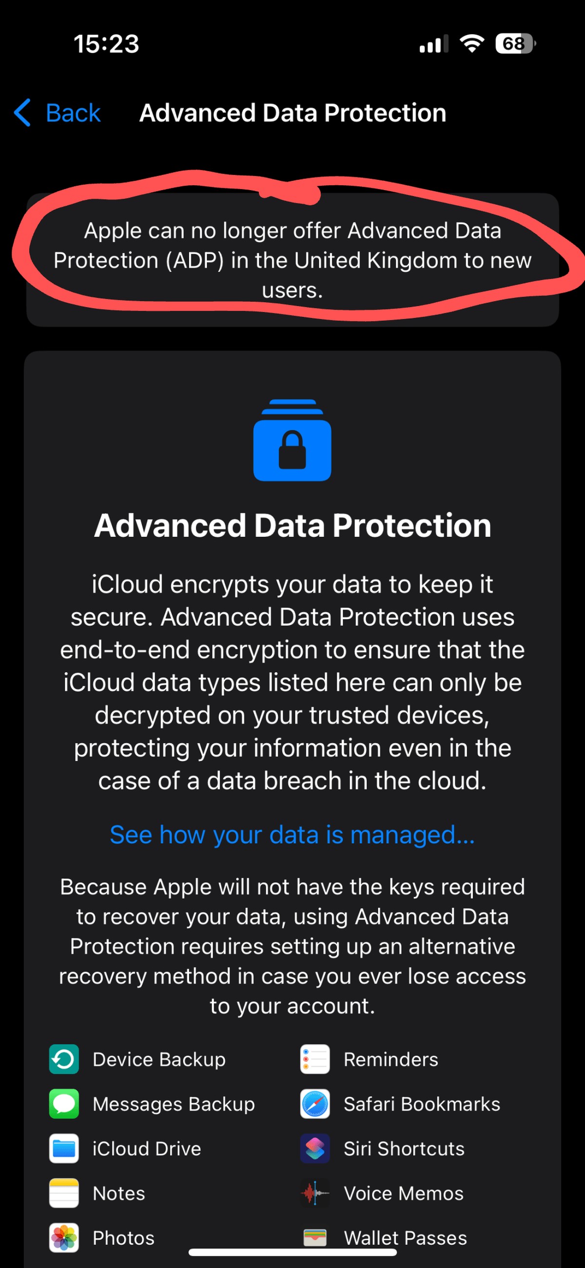 iCloud-Backups waren lange nicht vollständig verschlüsselt. Seit 2022 dehnt die optionale Funktion «Advanced Data Protection» (ADP) die Ende-zu-Ende-Verschlüsselung auf ein breites Spektrum von iCloud ...