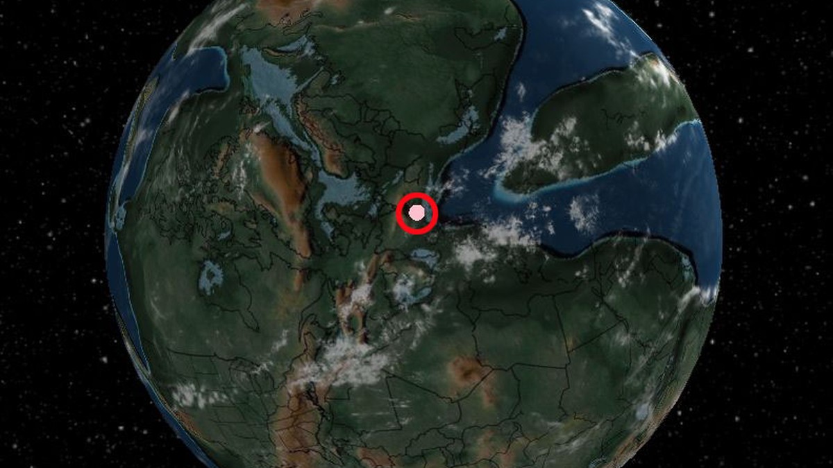 Erde vor 240 Millionen Jahren, Pangaea