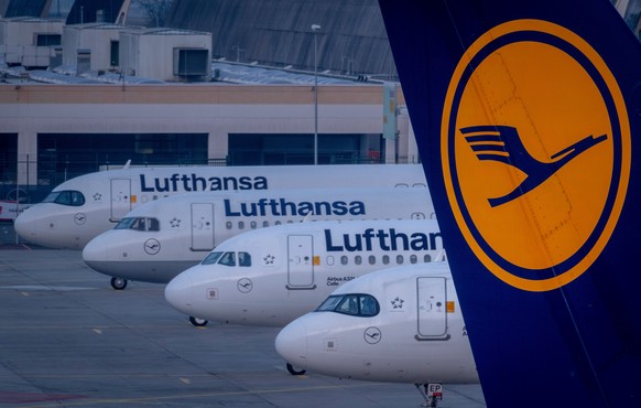 FILE - Lufthansa aircrafts are parked at the airport in Frankfurt, Germany, Thursday, March 7, 2024. (AP Photo/Michael Probst, File)
Lufthansa-Job Reductions