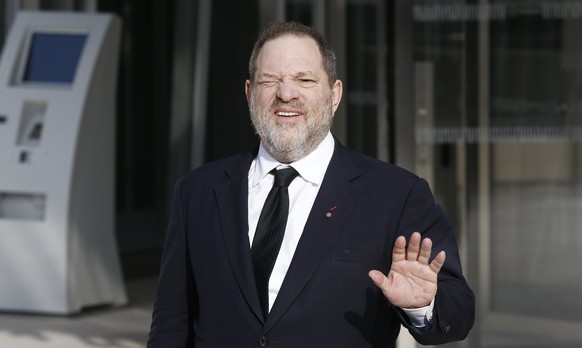 epa06254017 (FILE) - US film producer Harvey Weinstein attends the Fall/Winter 2015/16 Ready to Wear collection by Vuitton during the Paris Fashion Week, in Paris, France, 11 March 2015 (reissued 09 O ...