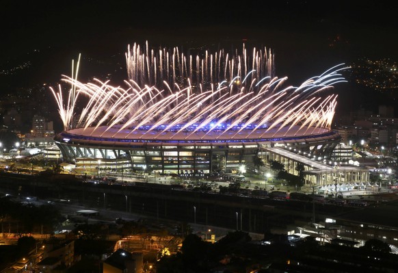 Da war noch Party: Das Maracanã bei der Olympia-Eröffnungszeremonie.