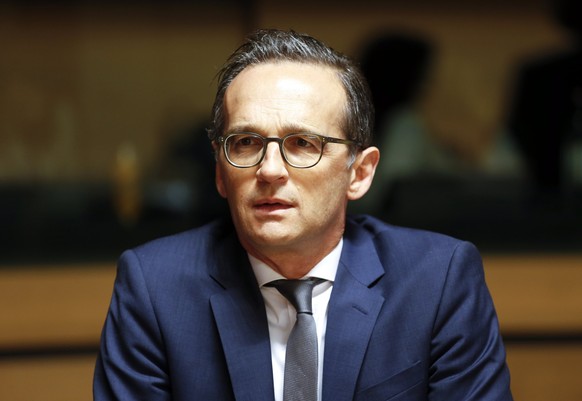 epa06589032 (FILE) German Justice Minister Heiko Maas attends the Justice and Home Affairs Council meeting in Luxembourg, 08 June 2017 (reissued 08 March 2018). According to media reports not confirme ...