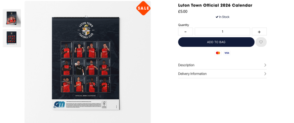 Luton Town Kalender