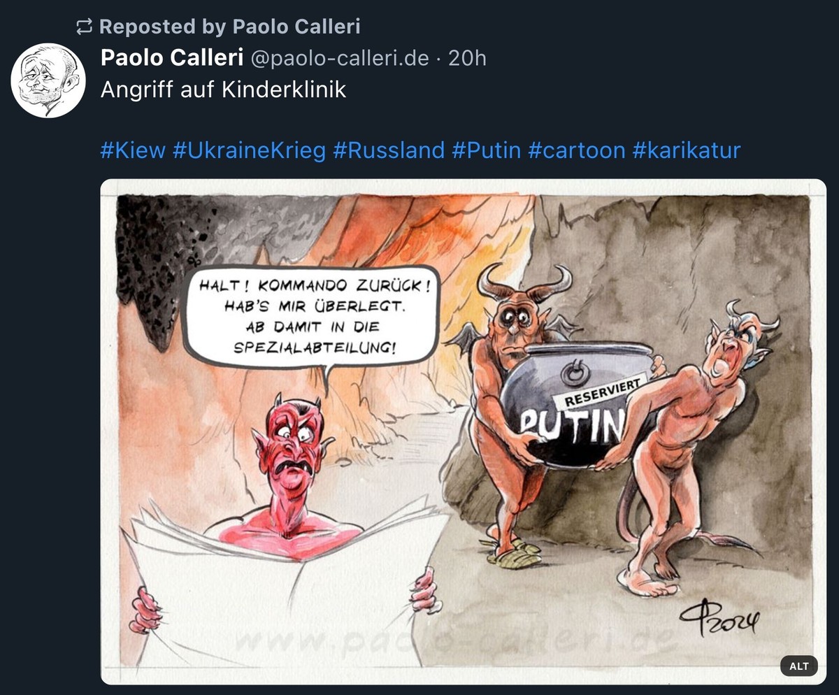 Putin-Karikatur