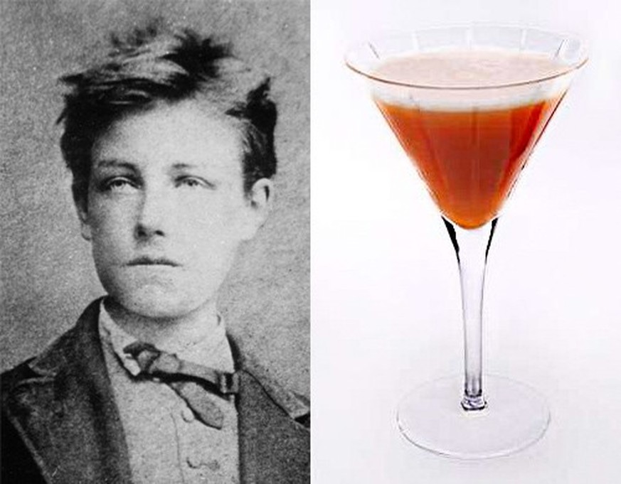 Rimbaud&#039;s Left Hand cocktail poete frankreich trinken drinks absinthe