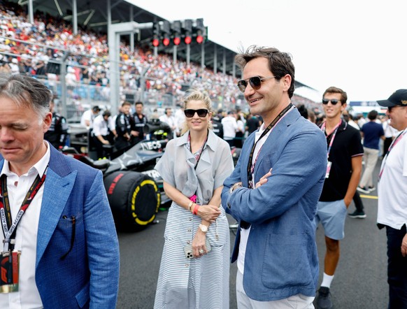 Roger Federer during the Formula 1 Crypto.com Miami Grand Prix 2023, 5th round of the 2023 Formula One World Championship, WM, Weltmeisterschaft from May 05 to 07, 2023 on the Miami International Auto ...