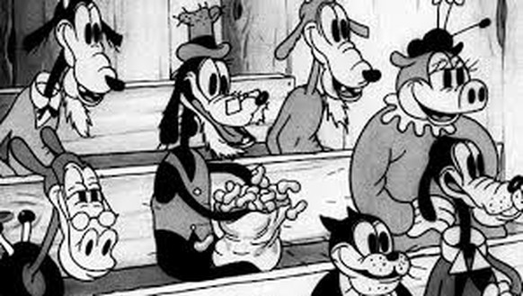 Goofy war damals noch als Dippy Dawg unterwegs.