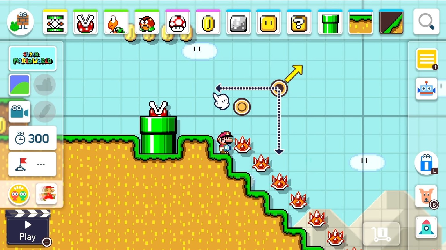 Mit «Super Mario Maker 2» sind der Fantasie kaum Grenzen gesetzt.