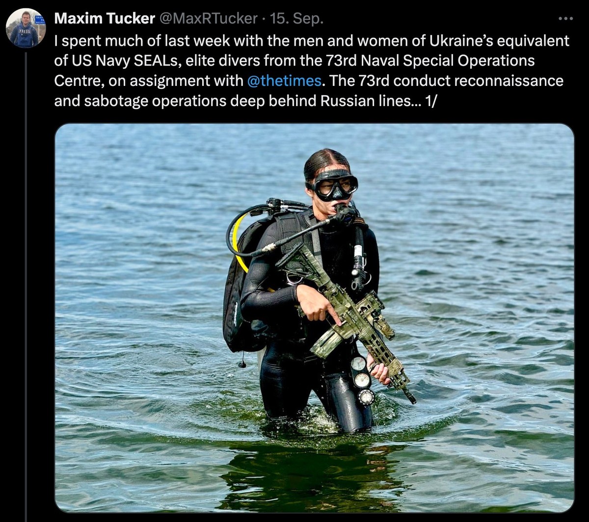 Tweet von Maxim Tucker