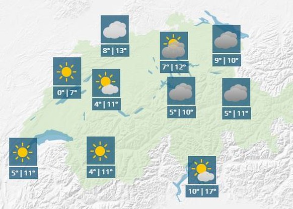 Wetterprognose Samstag, 7. Oktober.