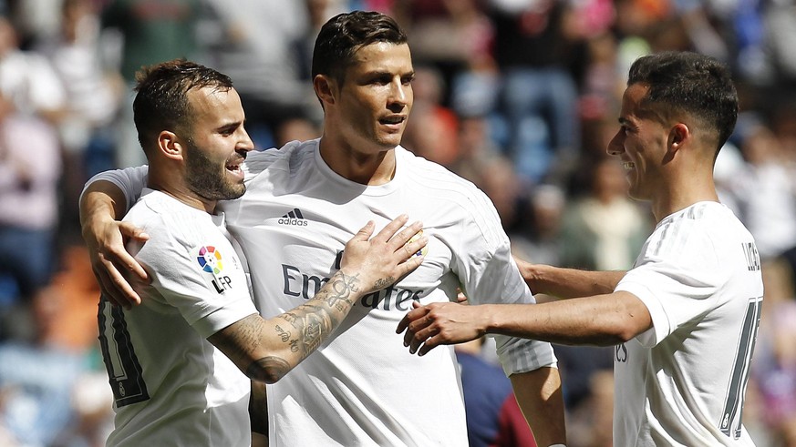 Torschützen unter sich: Jesé, Ronaldo und Vázquez trafen alle gegen Eibar.<br data-editable="remove">
