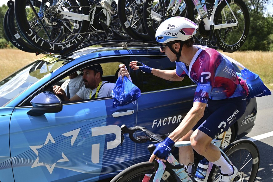 Tour de France 2025 Stage 9 CHATEAUROUX, FRANCE - JULY 13 : Woods Michael CAN of Israel - Premier Tech during stage 9 of the 112th edition of Tour de France an UCI World Tour 2.UWT cycling road race s ...