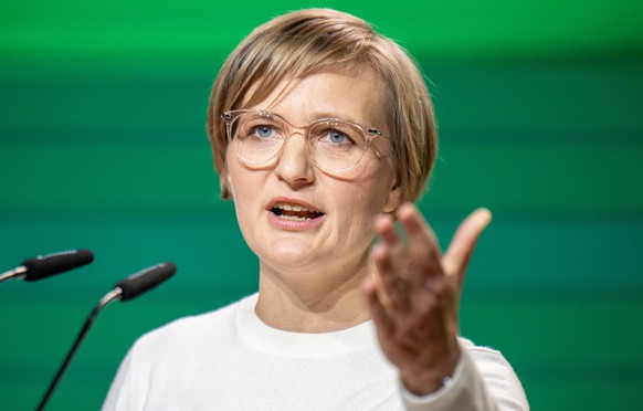 16.11.2024, Hessen, Wiesbaden: Franziska Brantner, designierte Bundesvorsitzende von B