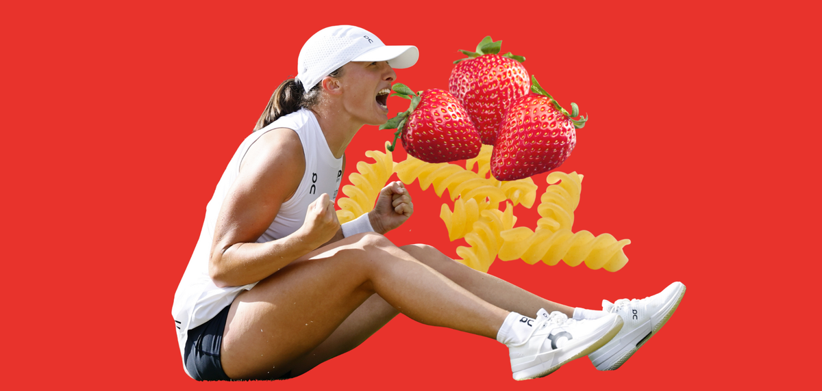 La championne a remporté Wimbledon, malgré un plat de pâtes immonde.