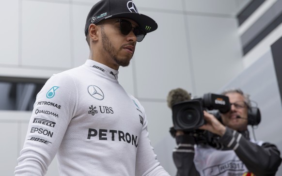 War schon glücklicher: Lewis Hamilton.