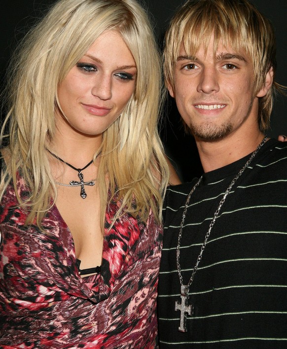 ARCHIVE: 16 August 2006 - Hollywood, California. Leslie Carter and Aaron Carter. Howie Dorough s Birthday Party and Lupus Benfit. Hollywood USA - ZUMAa123 20221105_zaa_a123_030 Copyright: xByronxPurvi ...