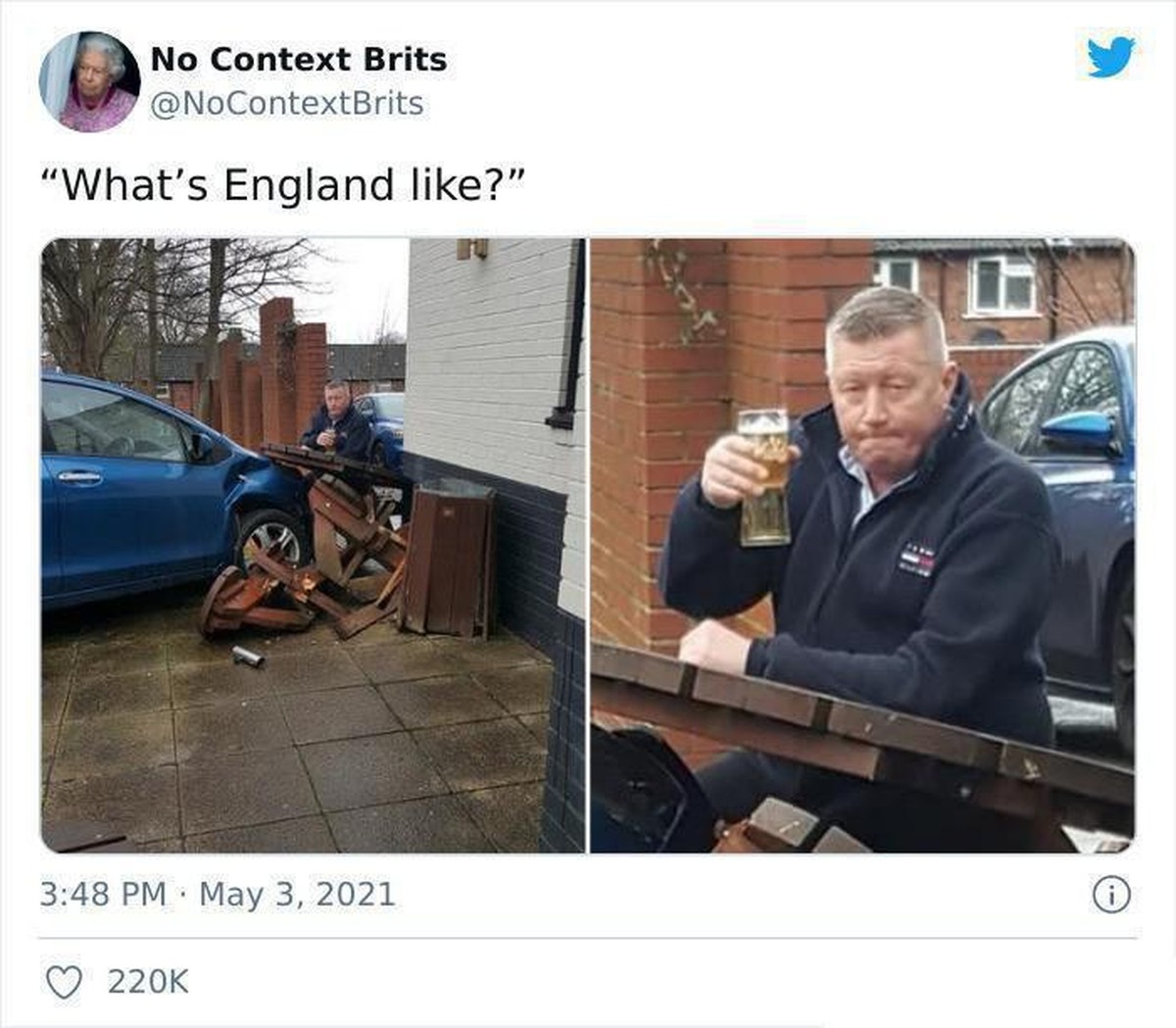 random britishness england https://twitter.com/NoContextBrits