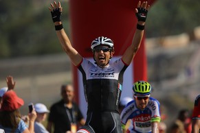 Cancellara hat in der Wüste von Oman Grund zum Jubeln.&nbsp;