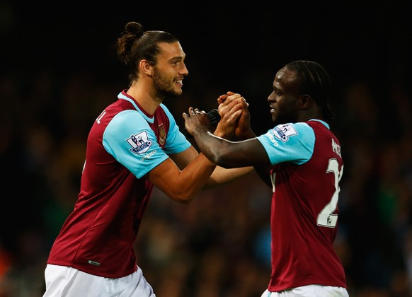 LONDON, ENGLAND - SEPTEMBER 14:  Andy Carroll of West Ham United comes on as a substitute for Victor Moses of West Ham United during the Barclays Premier League match between West Ham United and Newcastle United at the Boleyn Ground on September 14, 2015 in London, United Kingdom.  (Photo by Julian Finney/Getty Images)
