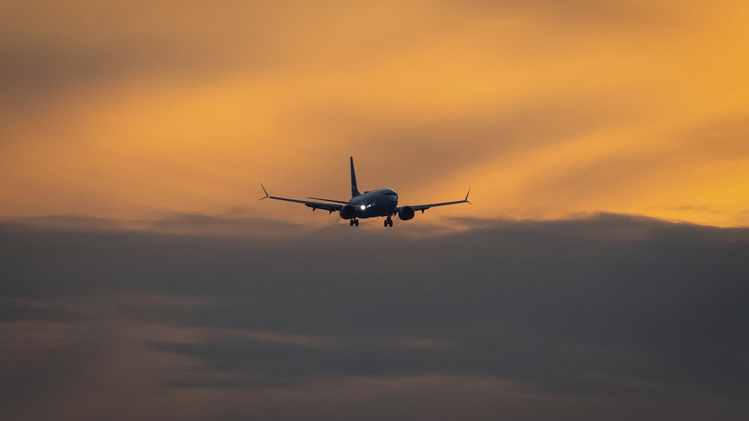 A WestJet Airlines Boeing 737 Max aircraft arrives at Vancouver International Airport in Richmond, B.C., on Thursday, January 21, 2021. The flight from Calgary is the first commercial Boeing 737 Max f ...