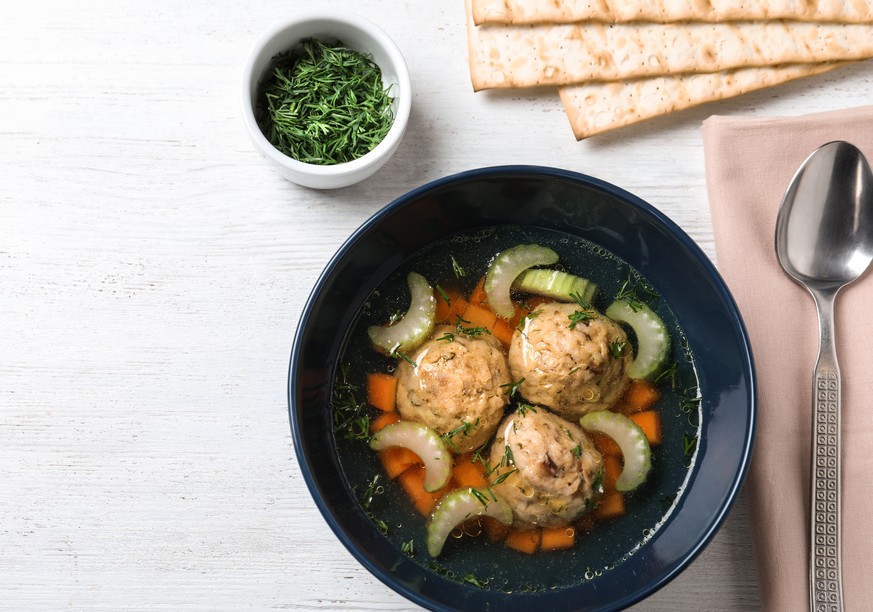 matzo ball soup USA amerika essen food jewish jüdisches essen suppe
