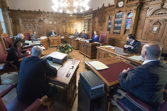 Blick in das Bundesratszimmer.