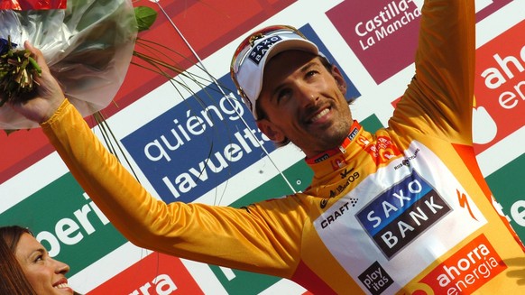 Bildnummer: 04782306 Datum: 29.08.2009 Copyright: imago/Sirotti
Fabian Cancellara (Schweiz / Saxo Bank ) gewinnt den Prolog der Vuelta a Espana 2009 in Assen - PUBLICATIONxNOTxINxITAxFRA; Vdig, quer, ...