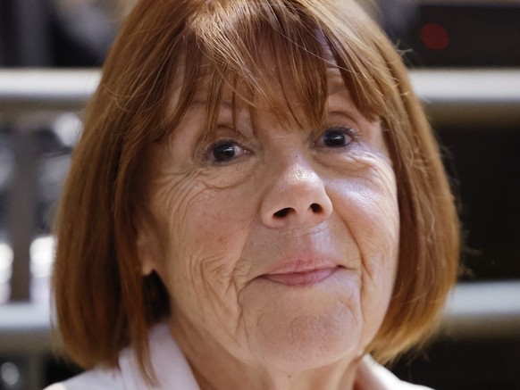 epa12437024 Gisele Pelicot at the Gard criminal court, in Nimes, France, 07 October 2025. An appeal trial involving one of the defendants sentenced in the mass rapes committed against Pelicot, will be ...