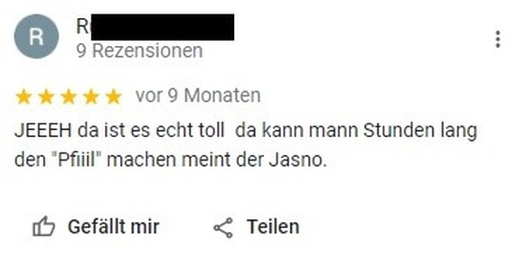 Funny Google Reviews of Swiss Badis: Kloten