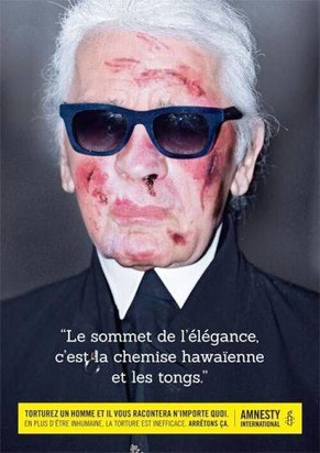 Karl Lagerfeld: «Der Gipfel der Eleganz sind Hawaiihemden und Flip-Flops».