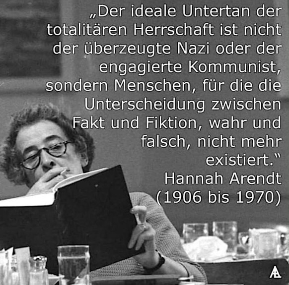 Hannah Arendt über totalitäre Herrschaft