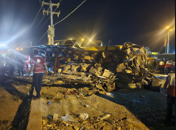 iran bus accident