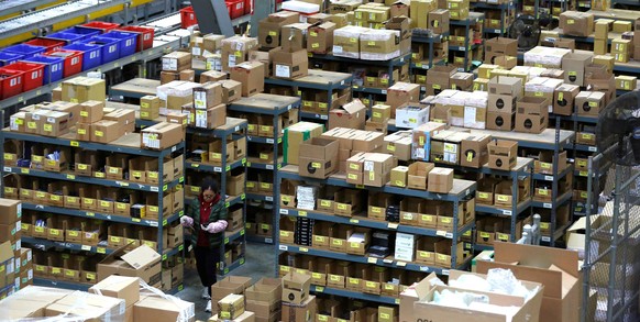 An interior of the Newegg warehouse on Cyber Monday in City of Industry, California, U.S. November 28, 2016. REUTERS/Mario Anzuoni