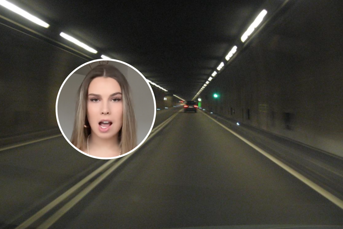 Une tiktokeuse fait demi-tour dans le tunnel du Gothard