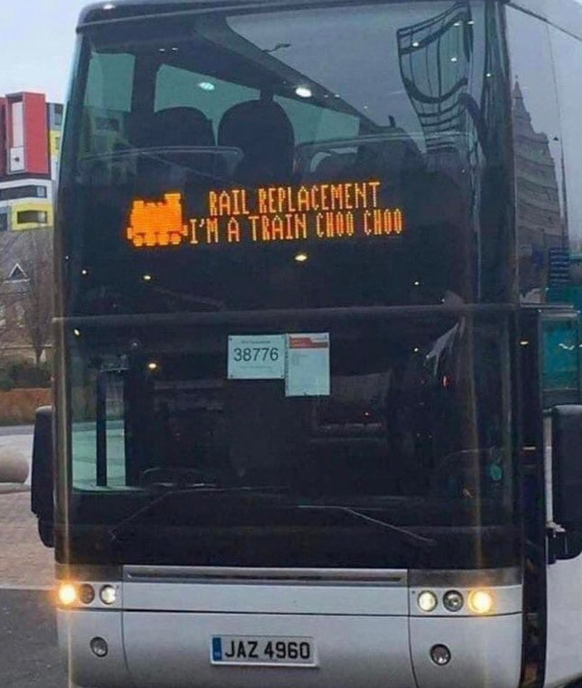 Failed Tuesday: Funny Replacement Bus