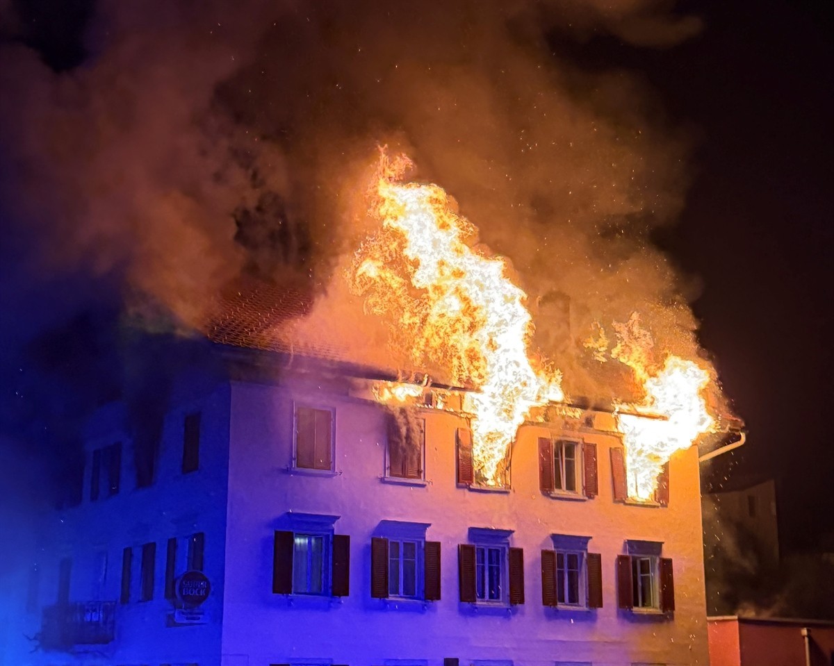 Incendie à Thusis