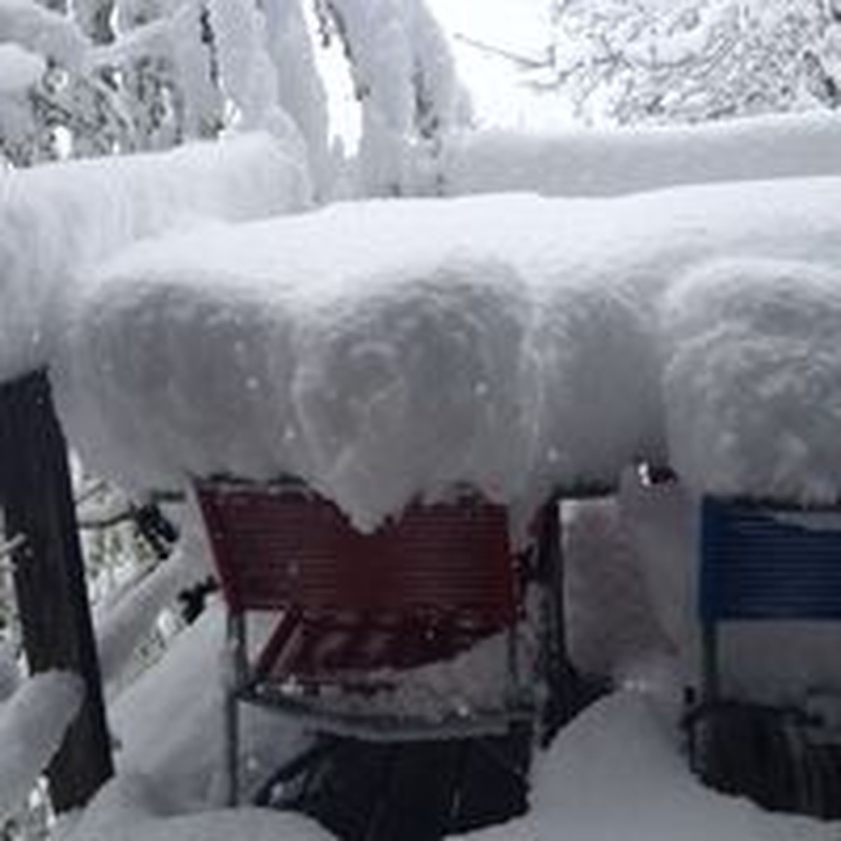 Schnee in Degersheim