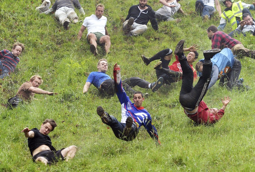 Ich war am Cooper's Hill Cheese Rolling ... und OMG, WAR DAS GEIL