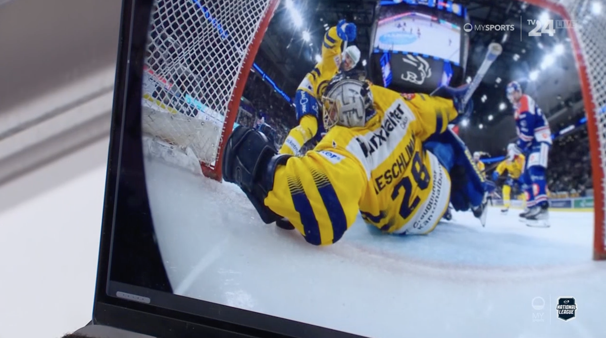 ZSC Lions vs. HC Davos: Puck hinter der Linie? Dieses Bild zeigt es.