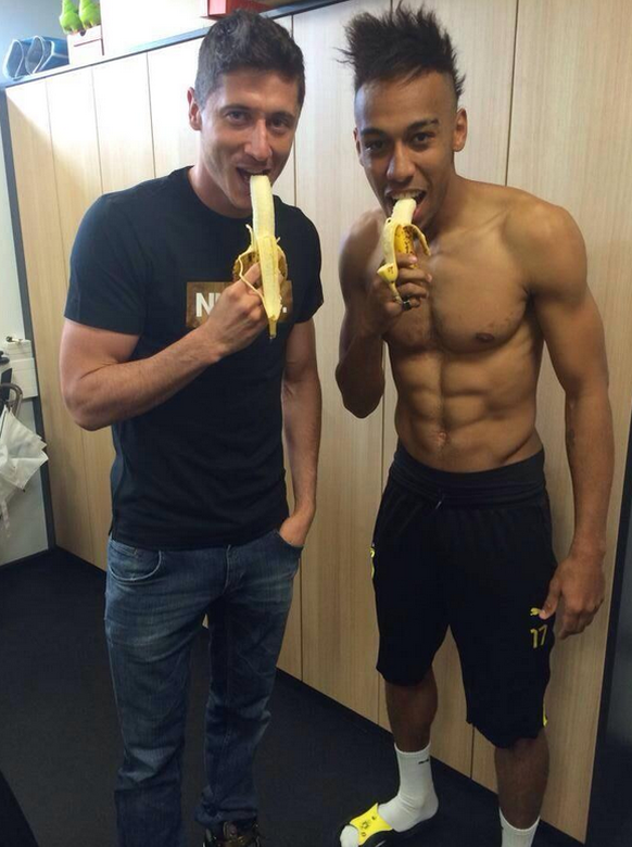 Robert Lewandowski und Aubameyang