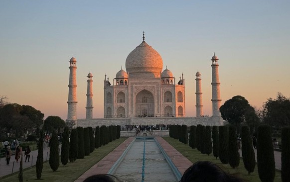 Der Taj Mahal in Indien.