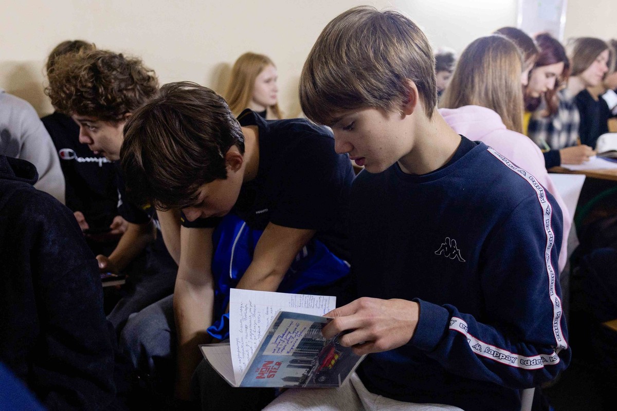 Oreste, ici en classe.