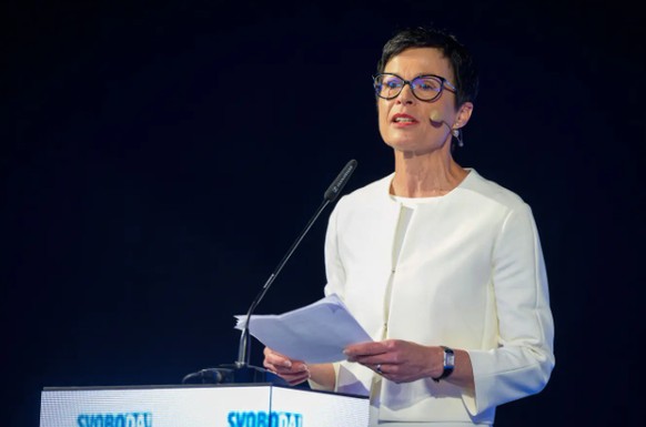 Marta Kos war Sloweniens Botschafterin in Bern und soll nun neue EU-Erweiterungskommissarin werden. Sie liefert sich eine Fehde mit dem slowenischen Ex-Premier Janez Jansa.